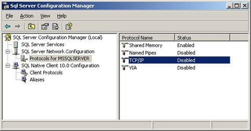 SQL Server Configuration Manager